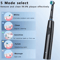Rechargeable Electric Toothbrush With Rotary Action 8 Soft Brush Heads Oral Care Set 2