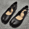 Womens Soft Leather Split Toe Tabi Ballet Flats Comfortable Casual Loafers For Spring And Autumn 10