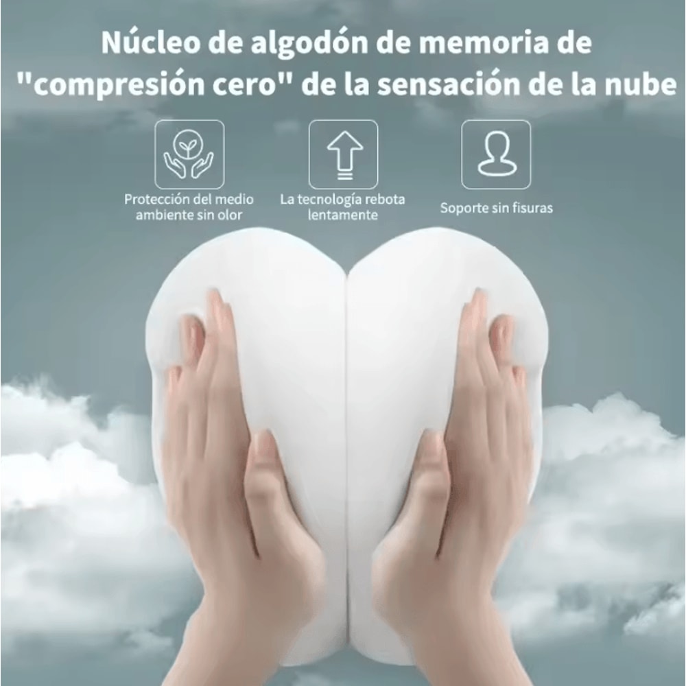 Memory Foam Lumbar Back Cushion MultiFunctional Pain Relief Support Pillow 169 By 39 By 134 In 3