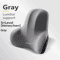 Memory Foam Lumbar Back Cushion MultiFunctional Pain Relief Support Pillow 169 By 39 By 134 In 7