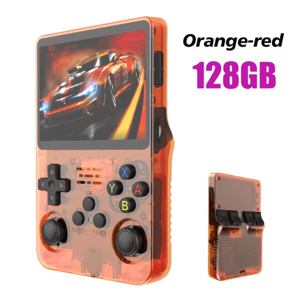 R36S Retro Handheld Game Console 35 Inches IPS Portable Linux System With 64GB Games 12