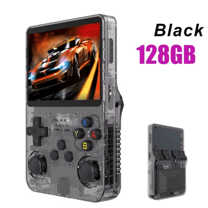 R36S Retro Handheld Game Console 35 Inches IPS Portable Linux System With 64GB Games 13