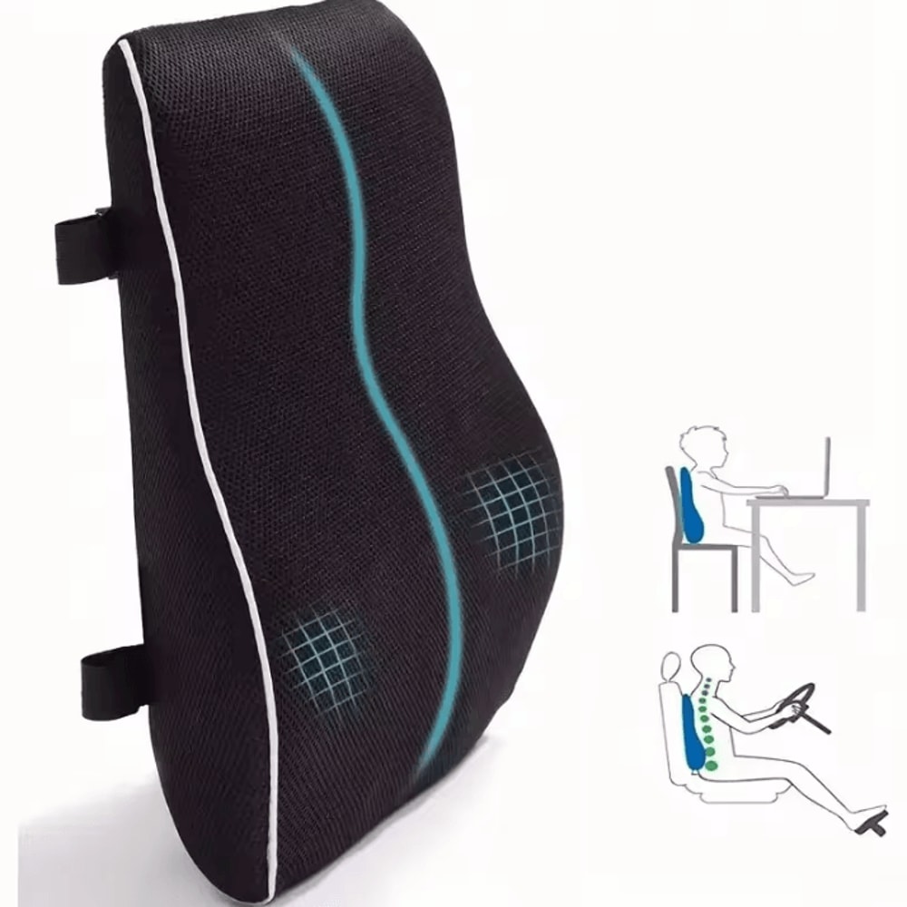 Memory Foam NonSlip Car Seat Cushion Soft Comfortable Support For Car Office And Gaming Chairs 0