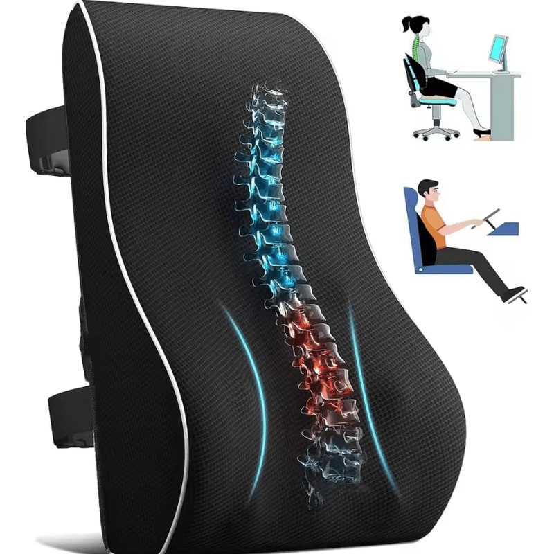 Memory Foam NonSlip Car Seat Cushion Soft Comfortable Support For Car Office And Gaming Chairs 1