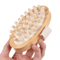 2in1 Natural Bristle Body Massage Brush Dry Skin Exfoliator And AntiCellulite Circulation Massager 12