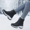 Waterproof Womens Snow Boots With Fur Lining And NonSlip Platform Sole 2