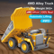 4WD Remote Control Excavator And Bulldozer RC Construction Vehicle Toy Alloy Dump Truck For Kids 3