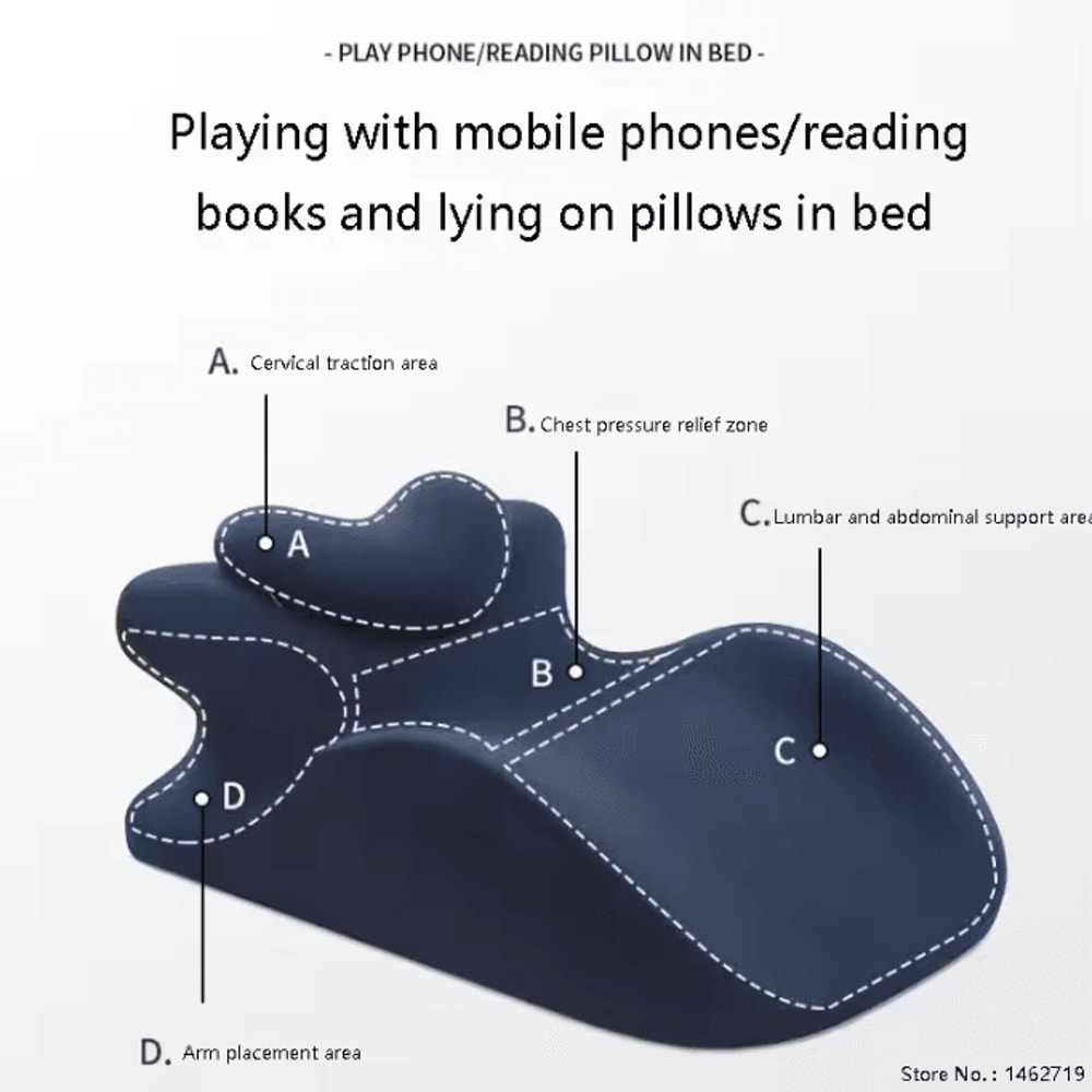 Multifunctional Prone Sleeping Pillow Comfort Support Bed Cushion 2165 By 1457 By 787 In 5