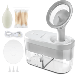 electric ear cleaner with water irrigation system – safe ear wax removal kit for adults and kids