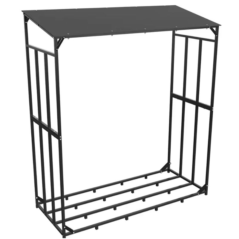 Extra Large Tall Outdoor Firewood Rack With Waterproof Cover Heavy Duty Strong Stand For Garden An 3