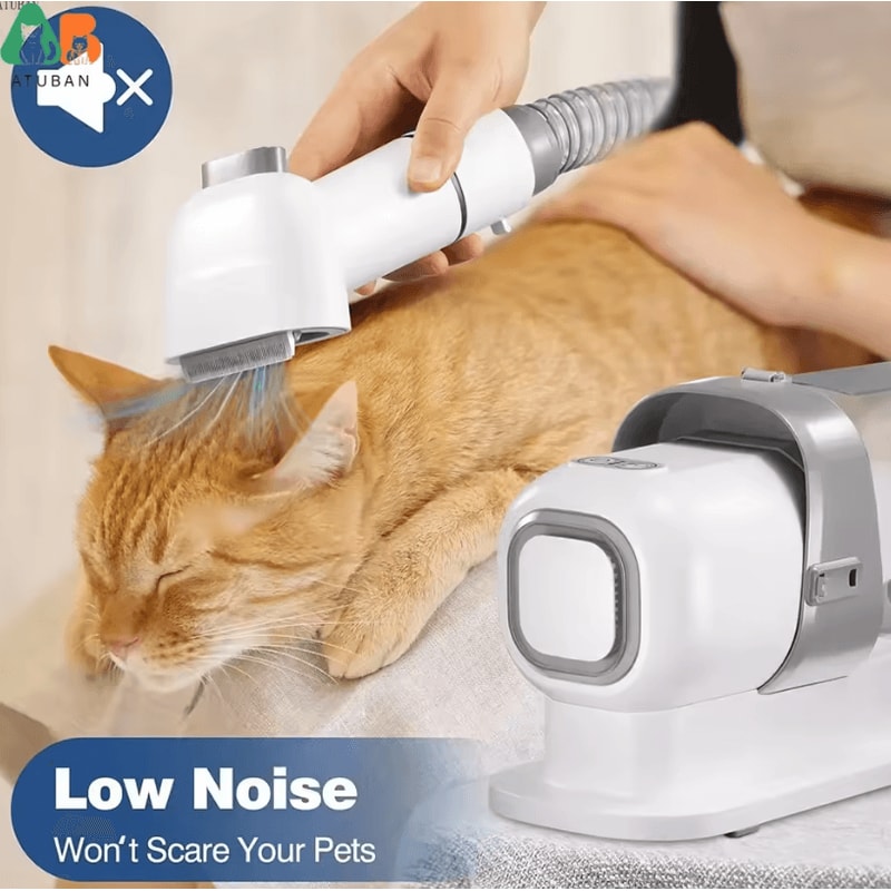 ATUBAN Pet Grooming Vacuum And Dog Hair Removal Kit 23L Large Capacity Brush Vacuum For Pets 4