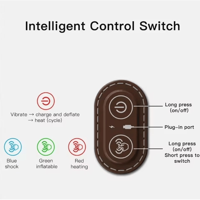 Electric Cervical Massage Pillow Hot Compress And Vibration Neck Traction Relaxation Pillow With S 4