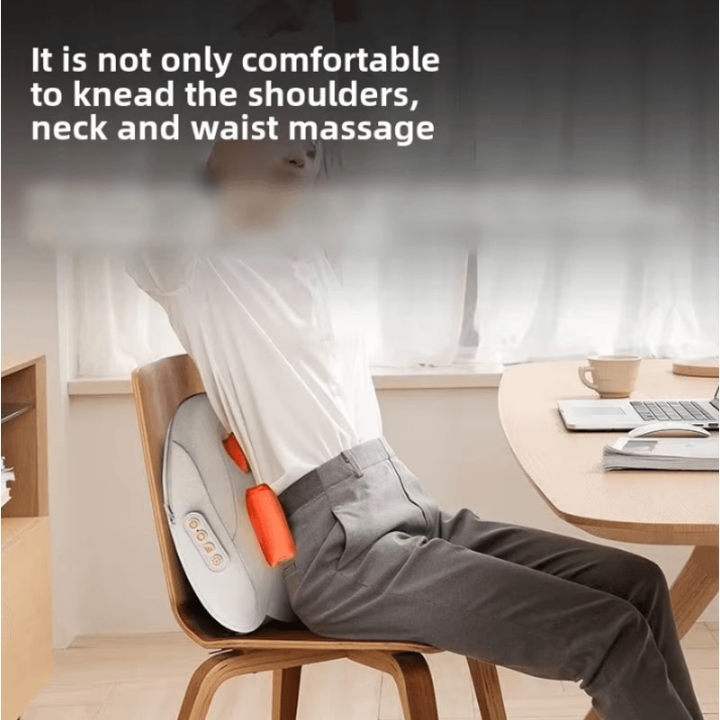 JAIYORL Wireless Electric Massage Pillow Heated Shiatsu Massager For Neck Back Waist And Legs 5