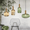 Retro Colorful Glass Pendant Lights Creative LED E27 Hanging Lighting For Living Room And Bedroom 1