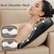 Electric Shiatsu Head Neck And Cervical Traction Body Massager Heated Vibration Car And Home Back 4