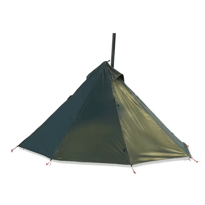 Ultralight Hot Tent With Chimney Window OnePerson Double Layer Tipi Teepee Bushcraft Shelter 9