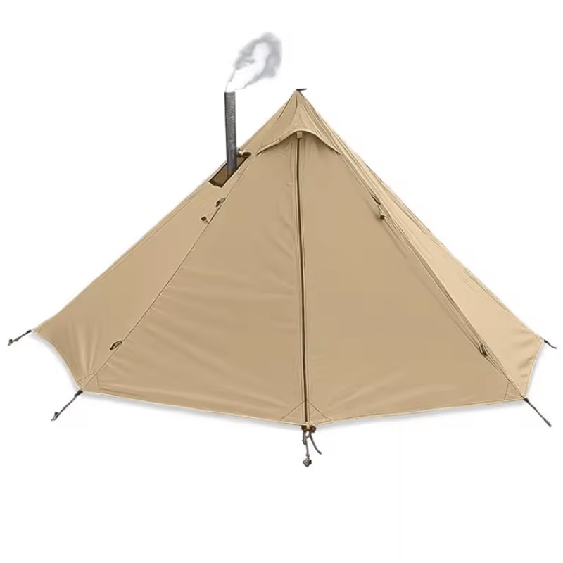 Ultralight Hot Tent With Chimney Window OnePerson Double Layer Tipi Teepee Bushcraft Shelter 8