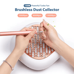 130w nail dust collector – professional brushless nail dust extractor vacuum cleaner