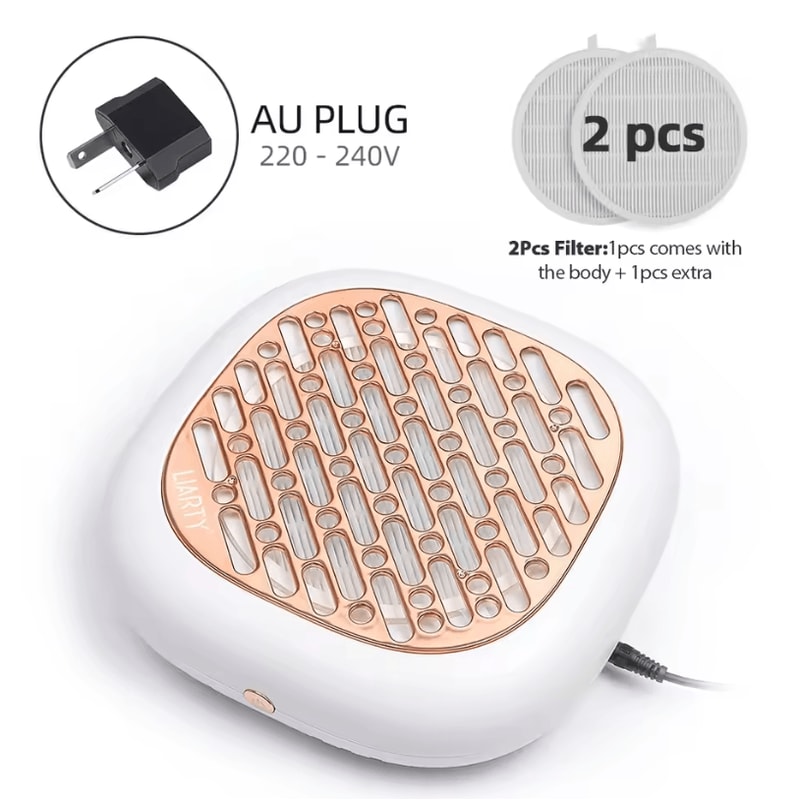 130W Nail Dust Collector Professional Brushless Nail Dust Extractor Vacuum Cleaner 12