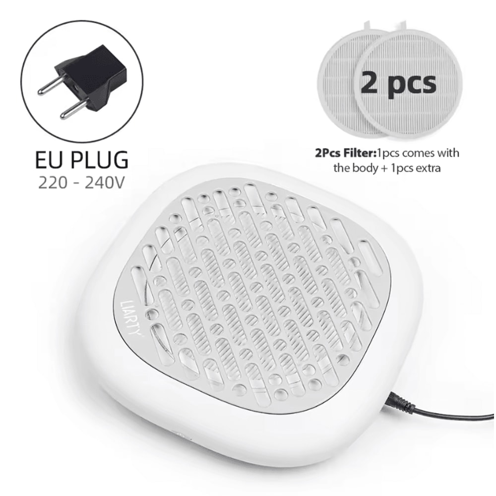 130W Nail Dust Collector Professional Brushless Nail Dust Extractor Vacuum Cleaner 6