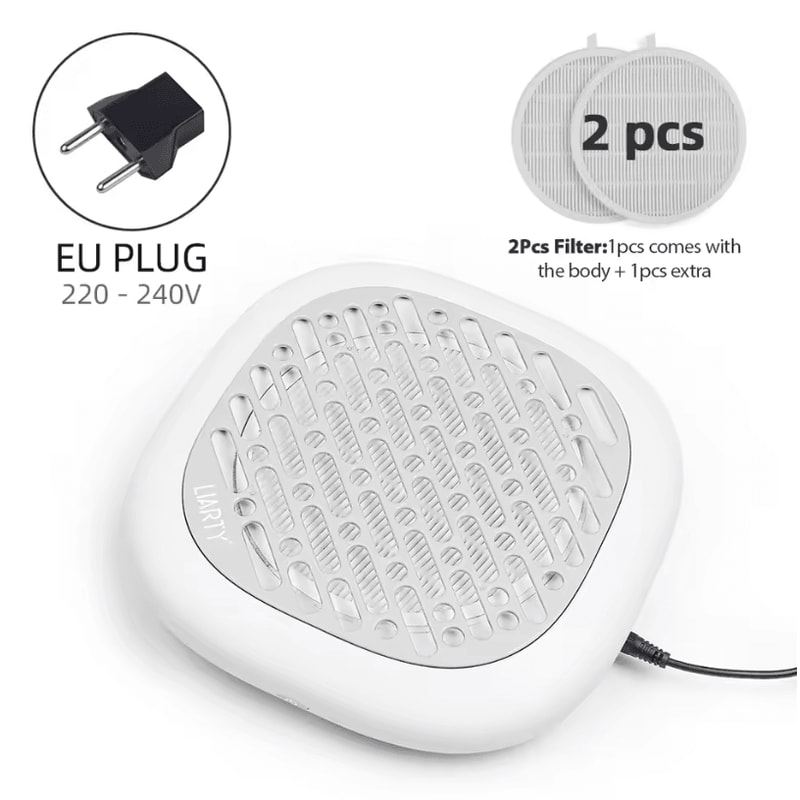 130W Nail Dust Collector Professional Brushless Nail Dust Extractor Vacuum Cleaner 6