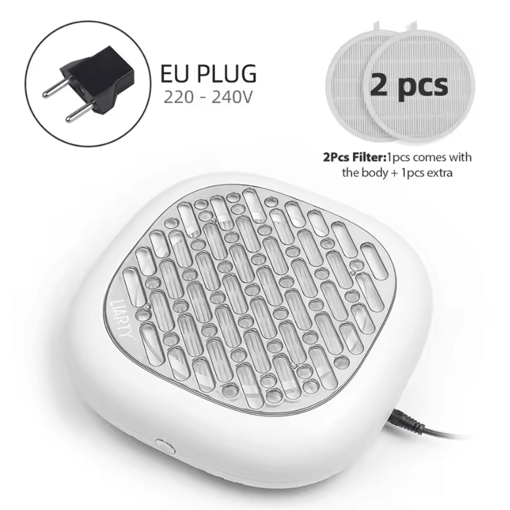 130W Nail Dust Collector Professional Brushless Nail Dust Extractor Vacuum Cleaner 8