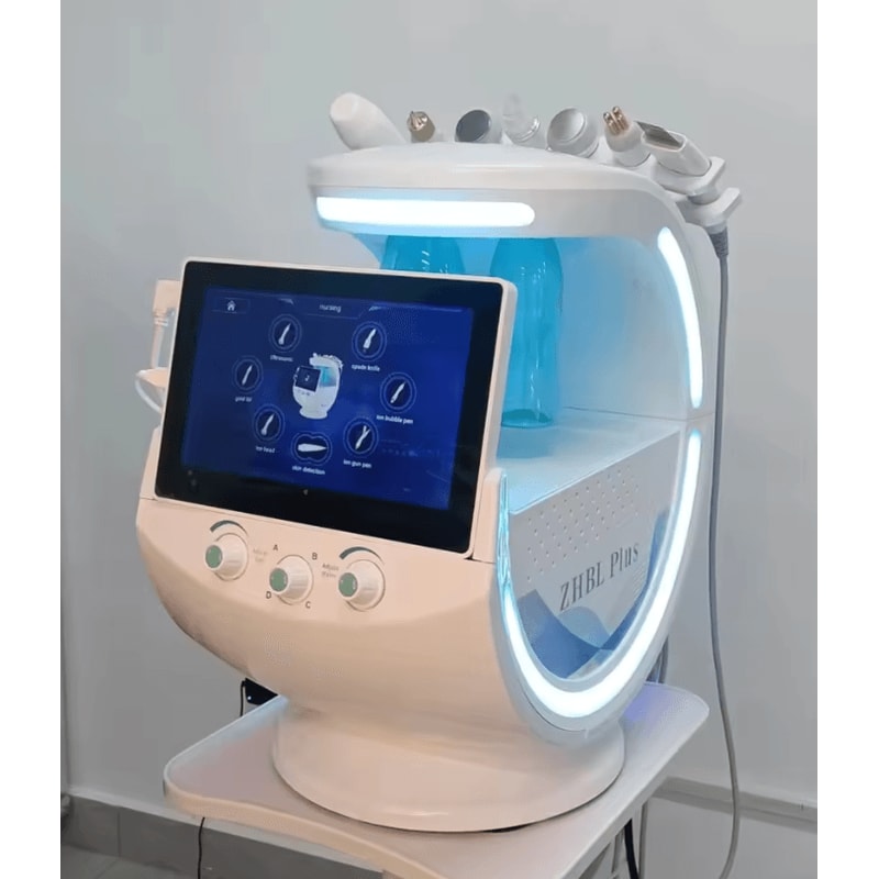 Smart Ice Blue Hydrofacial Dermabrasion Machine 7in1 Professional Portable Facial Treatment Device 0