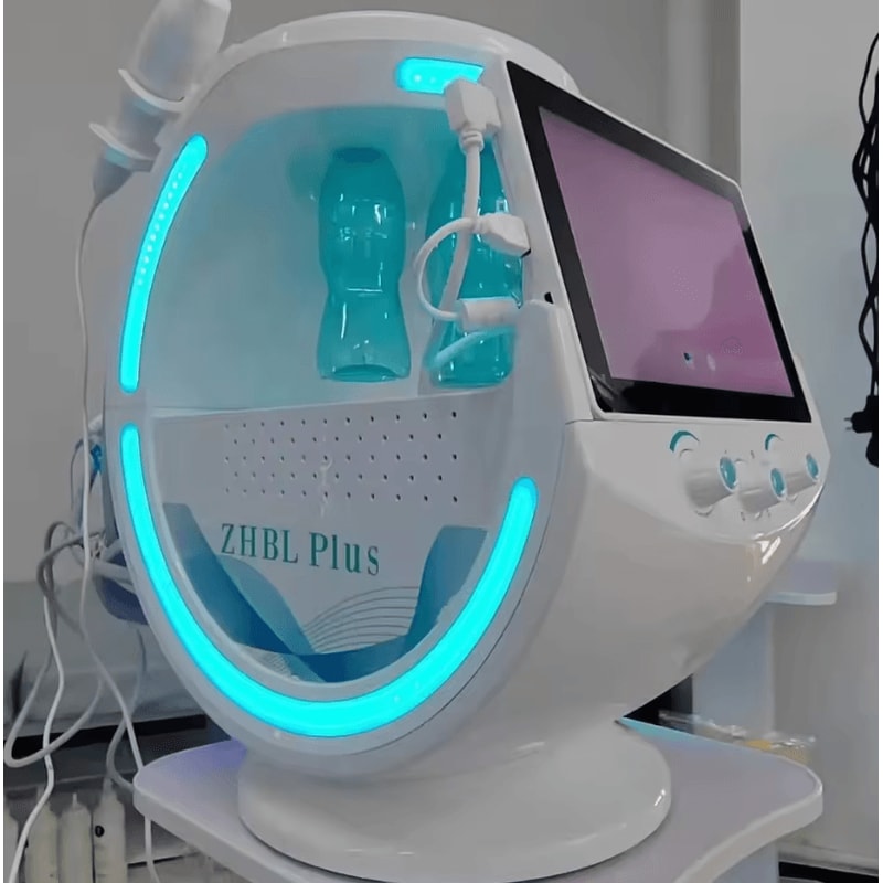 Smart Ice Blue Hydrofacial Dermabrasion Machine 7in1 Professional Portable Facial Treatment Device 3