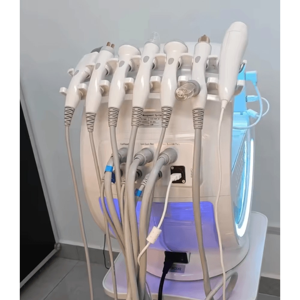 Smart Ice Blue Hydrofacial Dermabrasion Machine 7in1 Professional Portable Facial Treatment Device 4
