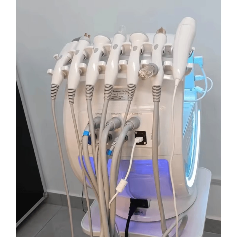 Smart Ice Blue Hydrofacial Dermabrasion Machine 7in1 Professional Portable Facial Treatment Device 4
