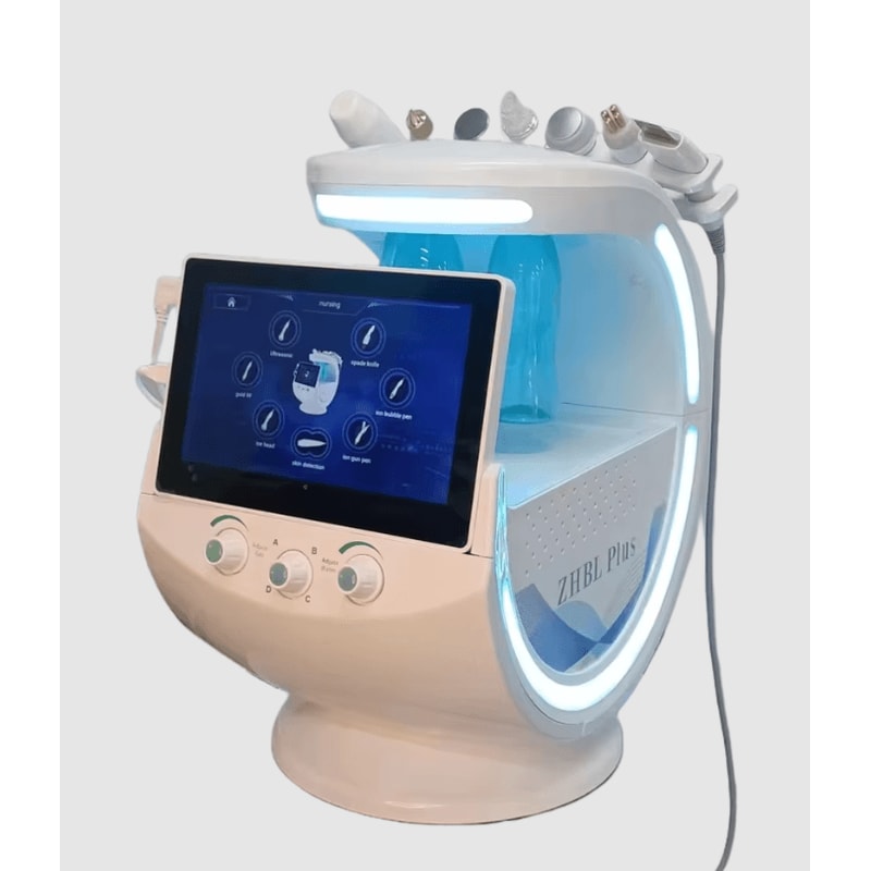 Smart Ice Blue Hydrofacial Dermabrasion Machine 7in1 Professional Portable Facial Treatment Device 5