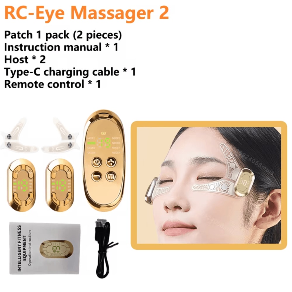 EMS Facial Massager Eye And Face Lifting Beauty And AntiWrinkle Device 10
