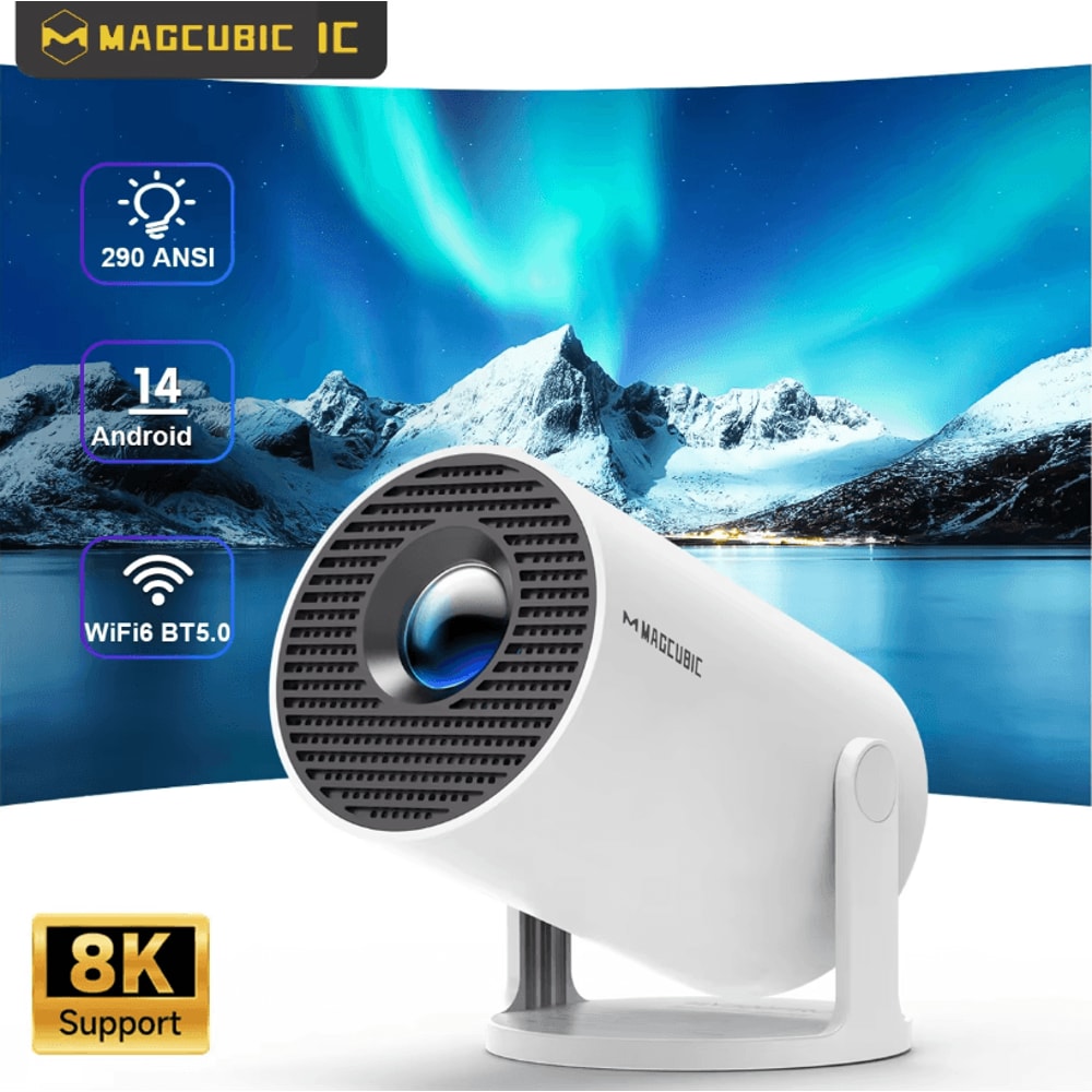 Magcubic HY300 Pro 8K Android Projector Dual WiFi6 Smart Home And Outdoor Cinema 0