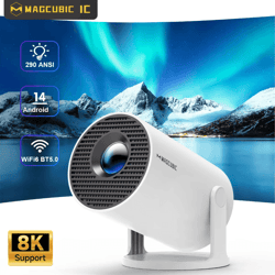 magcubic hy300 pro 8k android projector – dual wi-fi6 smart home and outdoor cinema