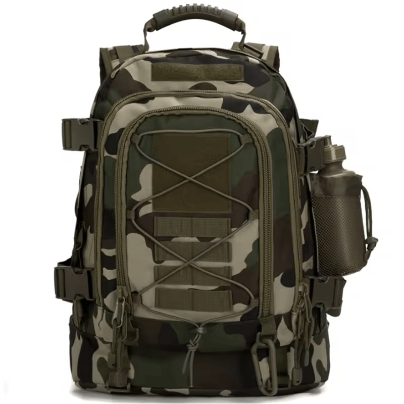 65L Tactical Backpack Outdoor Hiking Military MOLLE Large Capacity Travel Rucksack 9