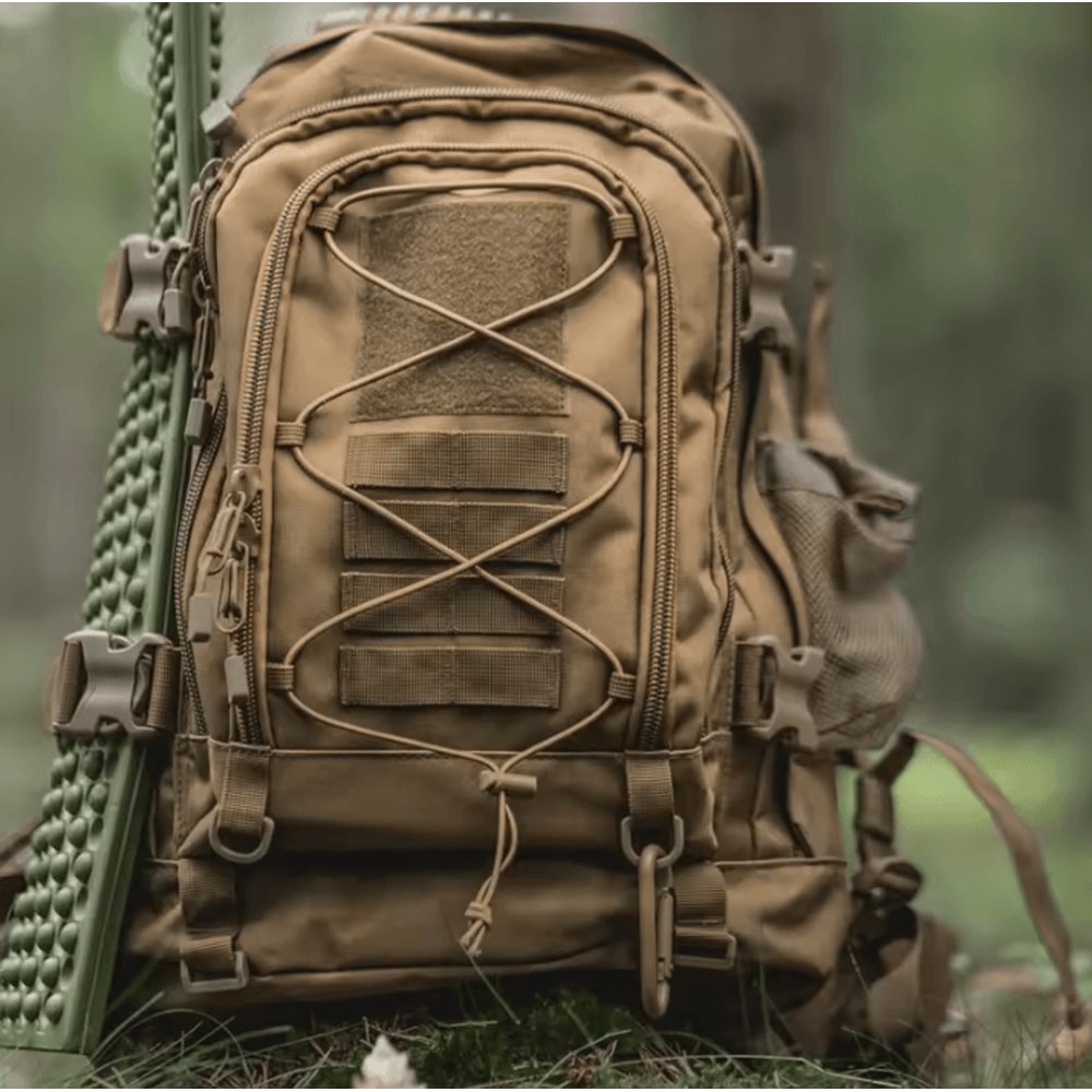 65L Tactical Backpack Outdoor Hiking Military MOLLE Large Capacity Travel Rucksack 3