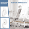 Ergonomic Mesh Office Chair Adjustable Headrest FlipUp Arms And Lumbar Support For Home Office 3