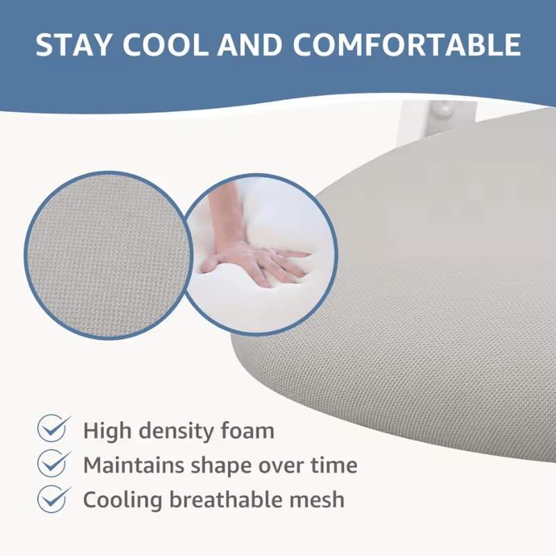 Ergonomic Mesh Office Chair Adjustable Headrest FlipUp Arms And Lumbar Support For Home Office 4