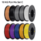 KINGROON 10kg PLA PETG 175mm 3D Printer Filament Bundle Mixed Colors FDM Material 13