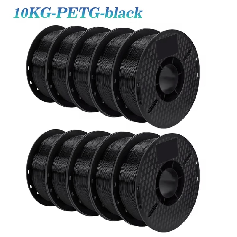 KINGROON 10kg PLA PETG 175mm 3D Printer Filament Bundle Mixed Colors FDM Material 8