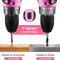 DEKO 20V Pink Cordless Power Drill Kit Electric Drill Tool Set For DIY And Home Projects 4