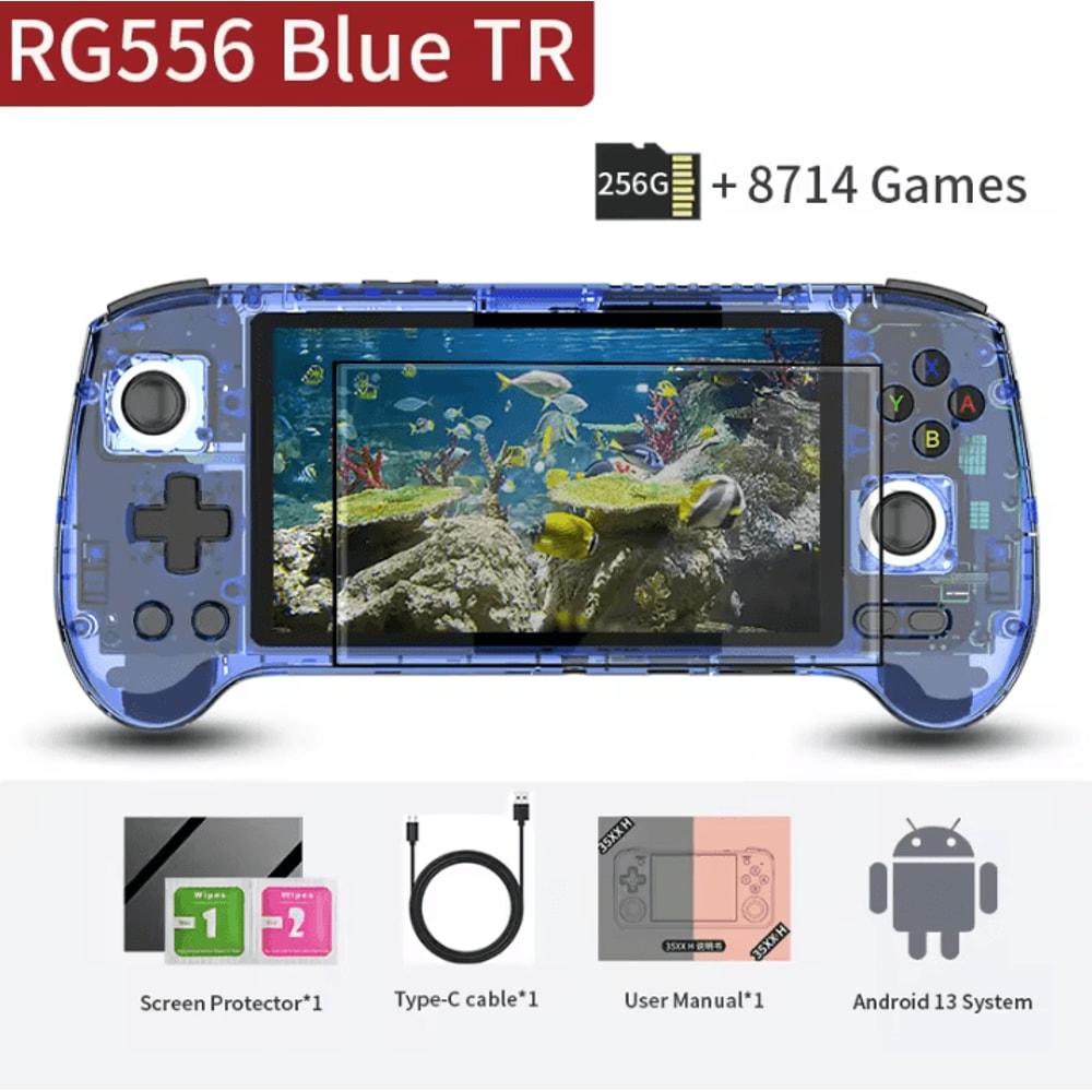 ANBERNIC RG556 Android Handheld Game Console 548 Inches AMOLED Portable Gaming Device 11