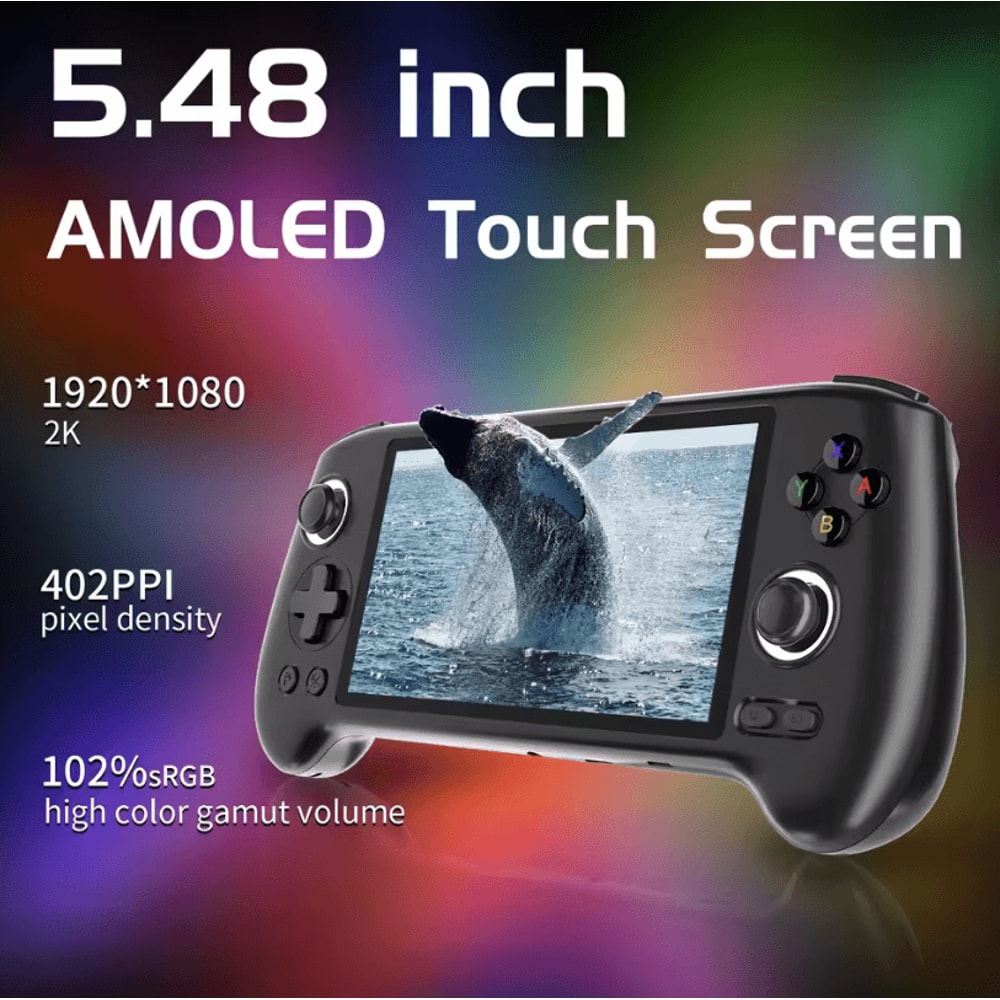 ANBERNIC RG556 Android Handheld Game Console 548 Inches AMOLED Portable Gaming Device 1