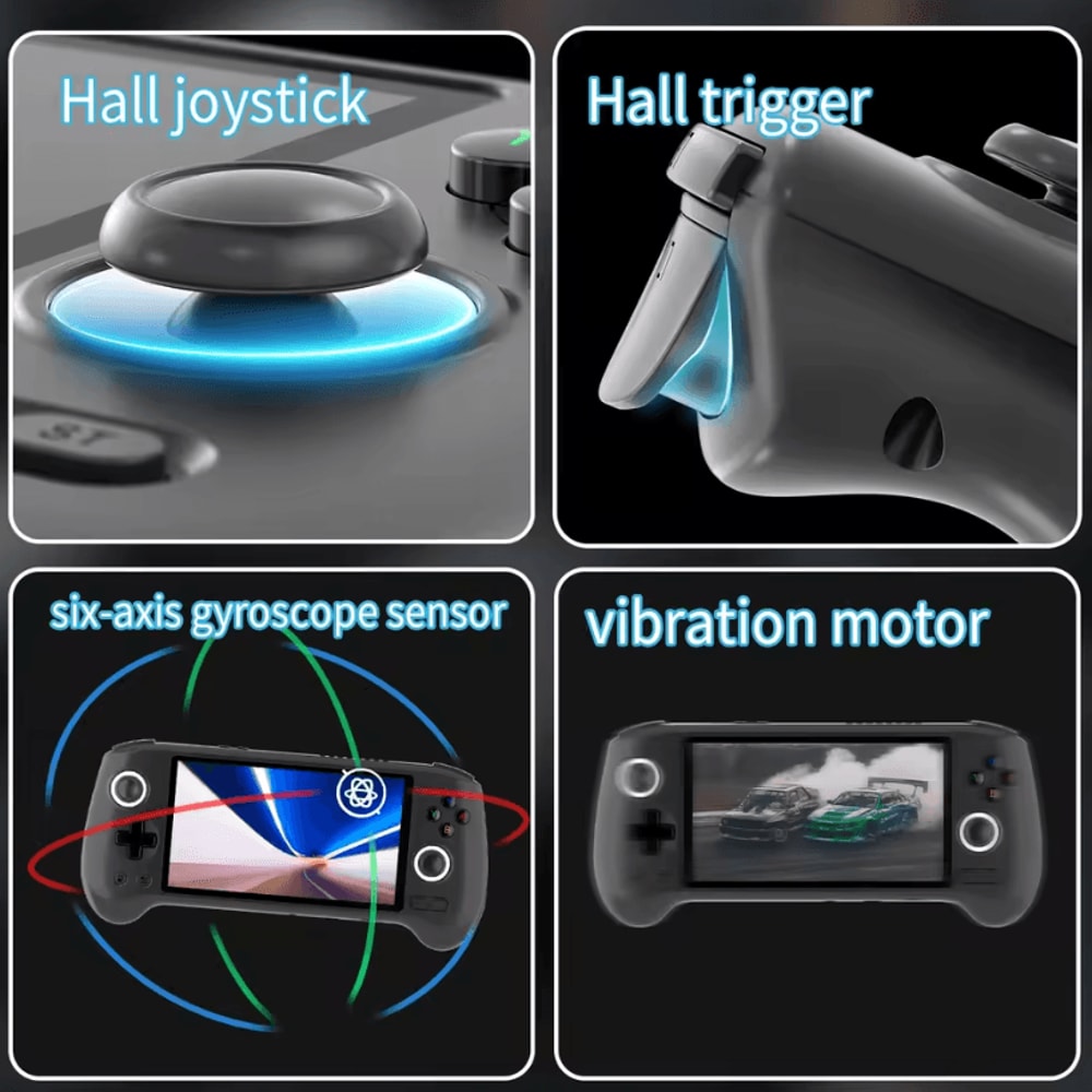 ANBERNIC RG556 Android Handheld Game Console 548 Inches AMOLED Portable Gaming Device 5