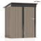 Patiowell 5 By 3 FT Outdoor Storage Shed Metal Garden Tool Shed With Sloping Roof And Lockable Doo 6