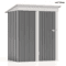 Patiowell 5 By 3 FT Outdoor Storage Shed Metal Garden Tool Shed With Sloping Roof And Lockable Doo 8
