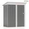 Patiowell 5 By 3 FT Outdoor Storage Shed Metal Garden Tool Shed With Sloping Roof And Lockable Doo 8