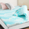 JHK Cooling Gel Memory Foam Mattress Topper Full Size Plush Cooling Gel Mattress Topper Comfort Lay 0