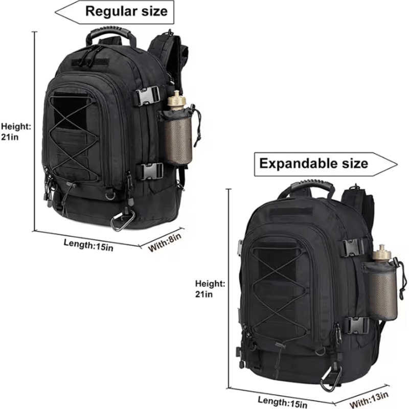 Premium 60L Tactical Backpack Military MOLLE Rucksack For Outdoor Adventure 4