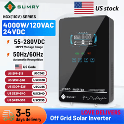 sumry 4000w hybrid solar inverter 24v – high-efficiency off-grid power solution